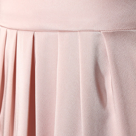 Elegant Sleeveless Pink Halter - Style Long Evening Gown Prom Dress, SD370