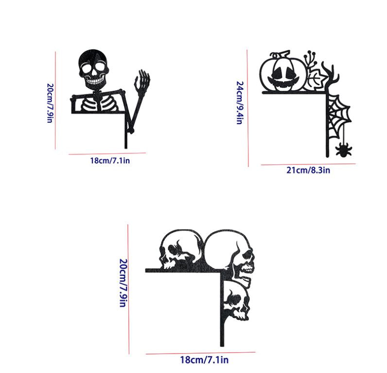 Halloween wooden door hanging switch hanging
