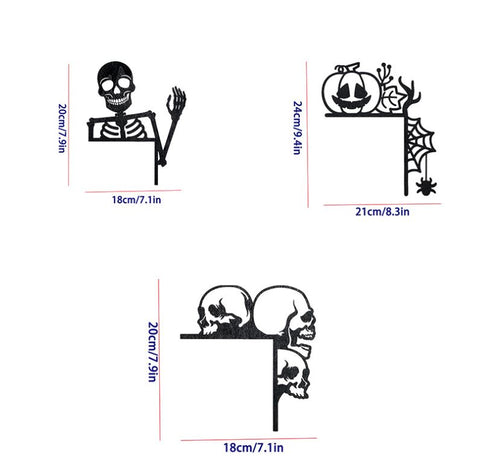Halloween wooden door hanging switch hanging