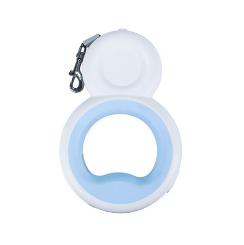 Multi functional pet automatic retractable traction rope with night light and garbage bag