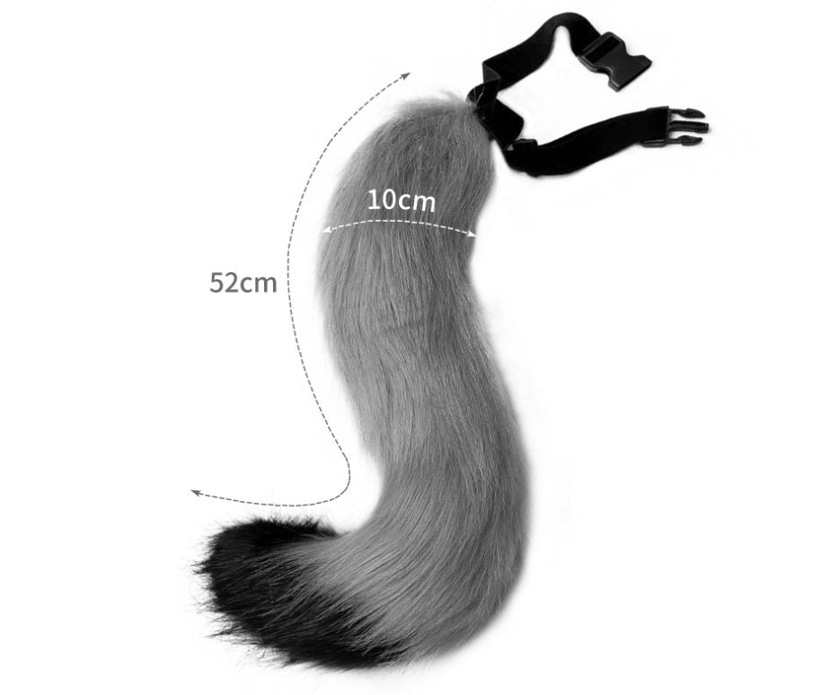 Halloween Set Beast Claw Simulation Plush Fox Ear Hair Hoop Beast Ear Tail COS Accessory