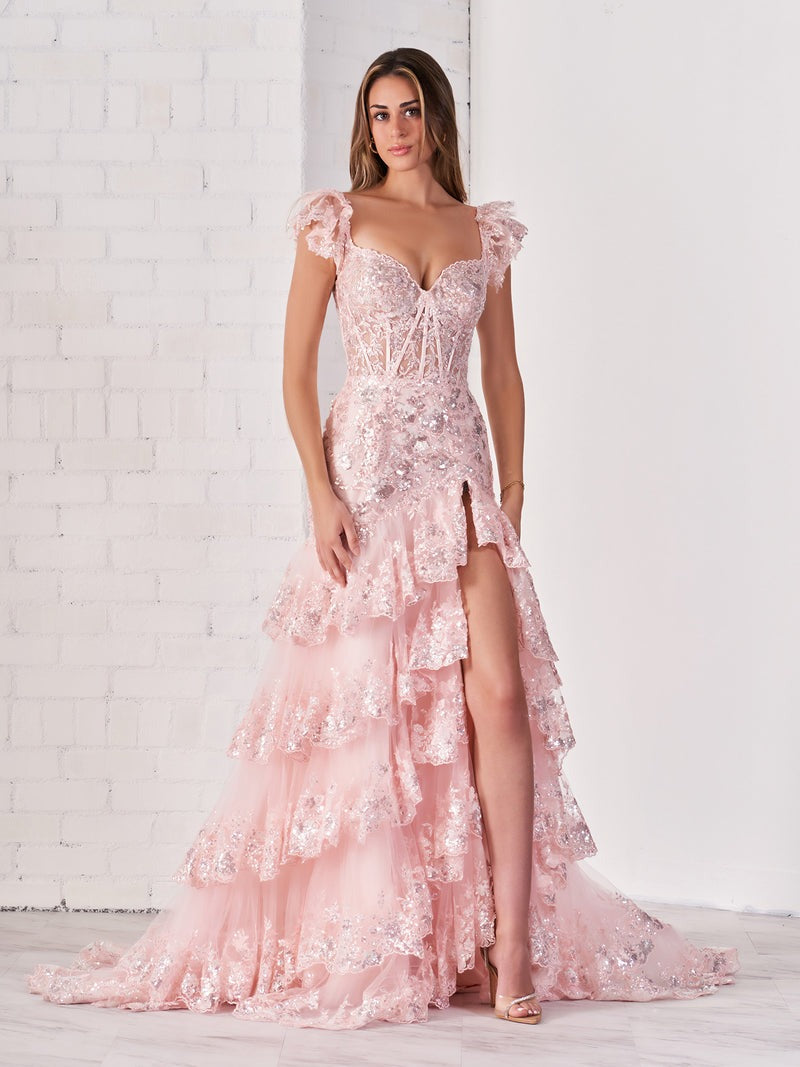 Long Sheath Off the Shoulder Lace-up Back Prom Dress