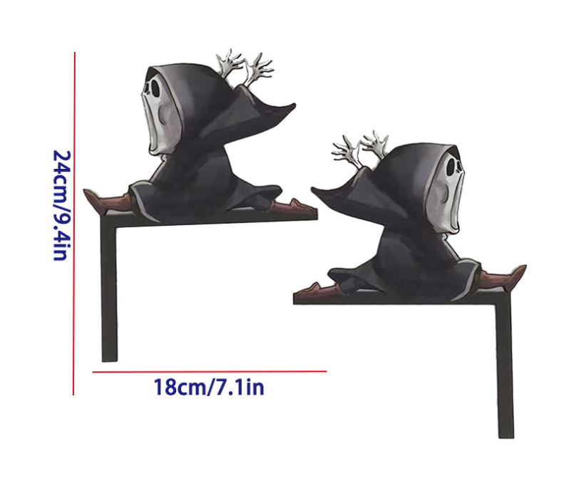 Halloween wooden door hanging switch hanging