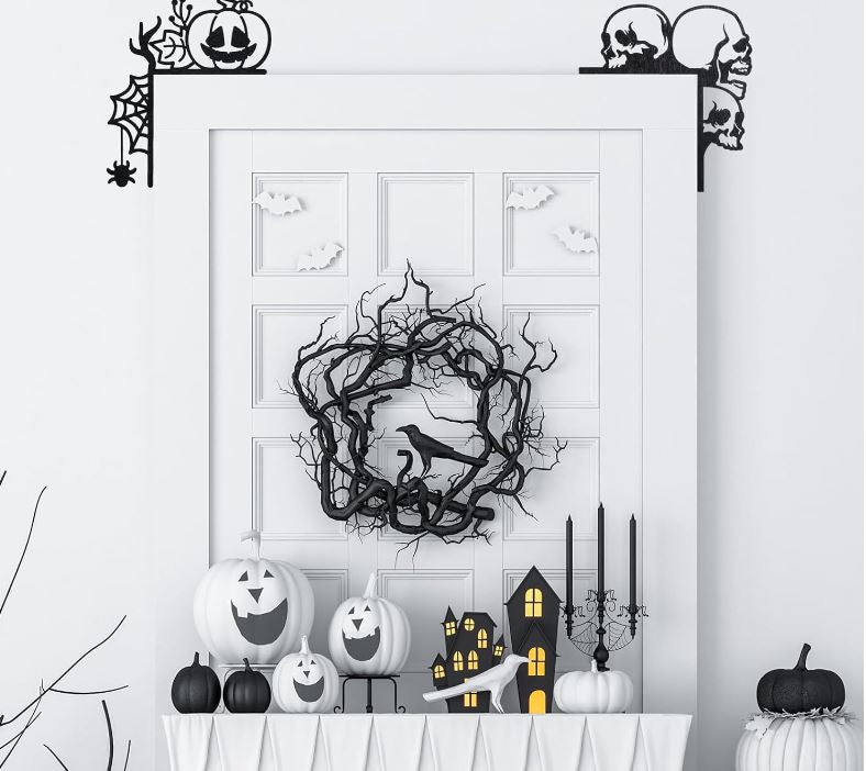 Halloween wooden door hanging switch hanging
