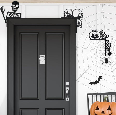 Halloween wooden door hanging switch hanging