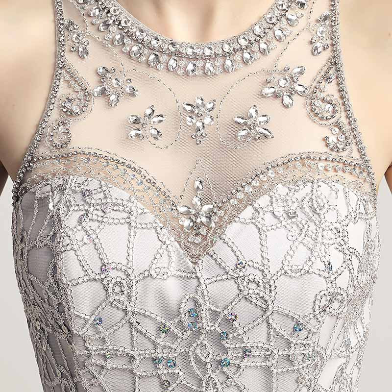 Opulent Gold Halter Mermaid Evening Dress with Exquisite Beaded and Lace Detailing,LX436