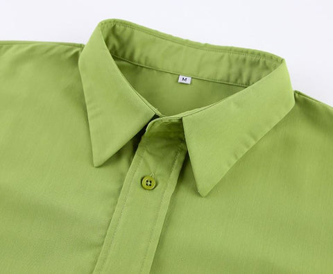 Spring New Irregular Splicing Shirt
