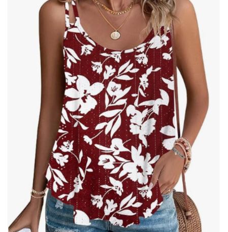 Solid color round neck women's base camisole vest
