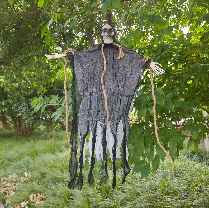 Halloween Skeleton Gate Hanging Ghost House Decoration Pendant