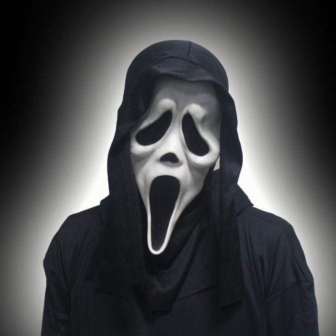 Halloween single piece funny face mask headgear