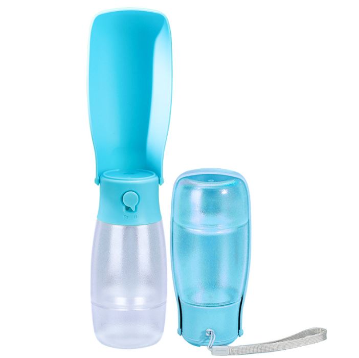 Portable pet foldable water dispenser for outdoor use