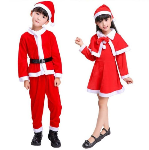 Christmas Children's Red Performance Dress