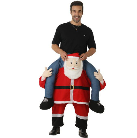 Santa Claus back pants festive atmosphere party funny costume stage costume