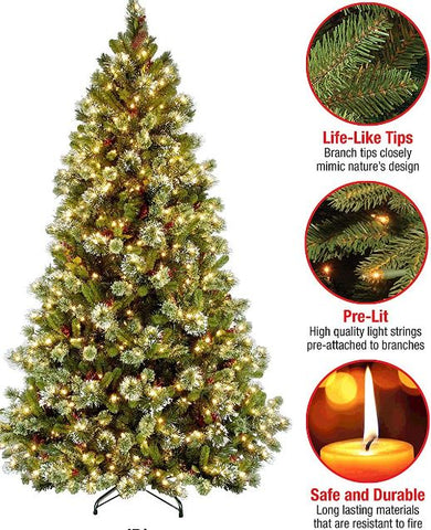 Luxury LED Lighting Hybrid Christmas Tree