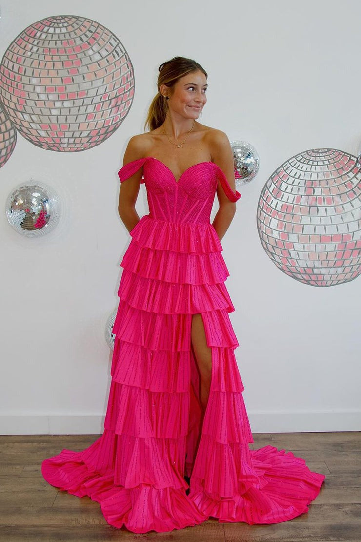 Charming Sweetheart Satin A Line Long Prom Dresses with Beading