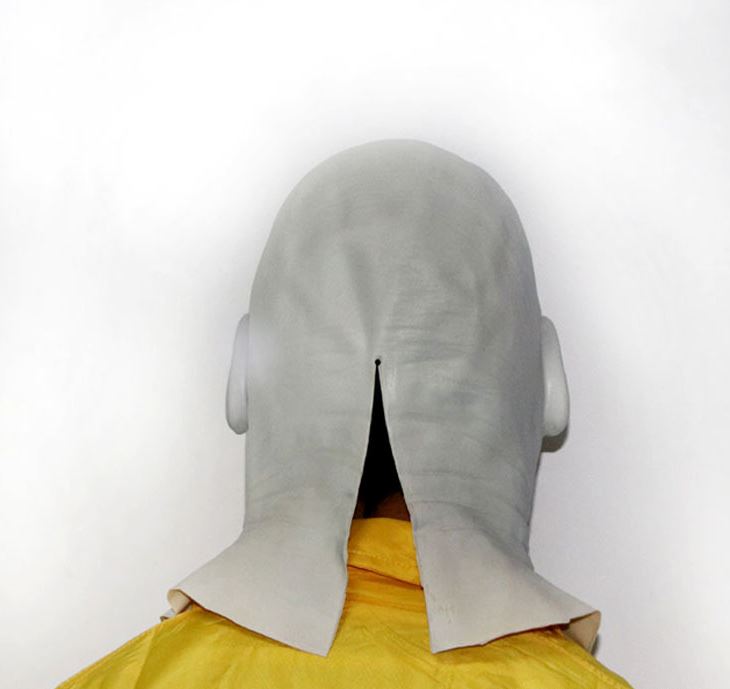 Halloween Headset Ball Inverted Head Mask Prop