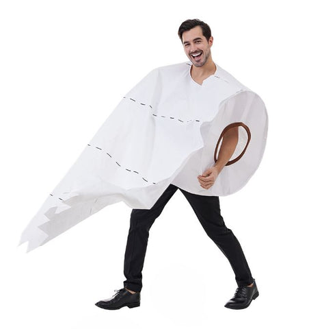 New Halloween couple parody toilet paper performance costume