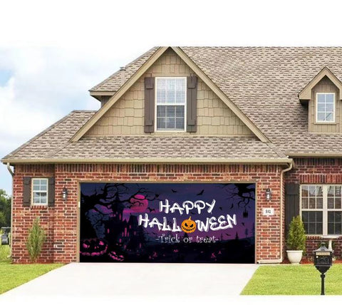 Halloween garage decoration background fabric tapestry fabric