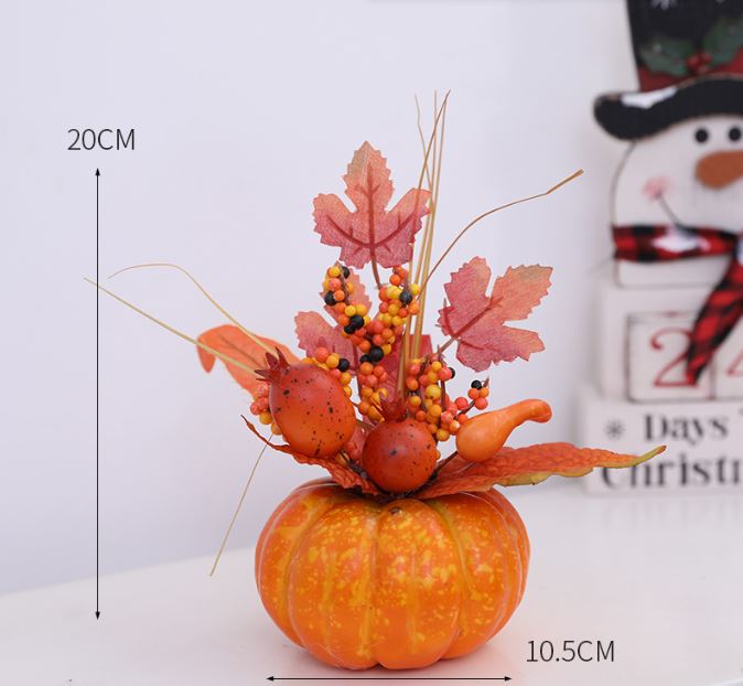 Halloween table top foam pumpkin interior decoration decorations