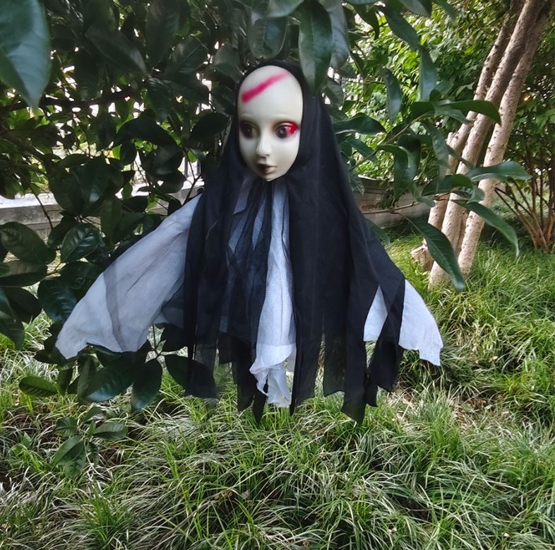 Halloween Ghost Doll Skeleton Door Hanging Horror Party Prop