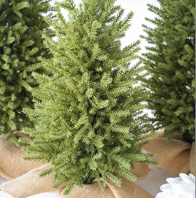 Small Snow Window Desktop PE Christmas tree