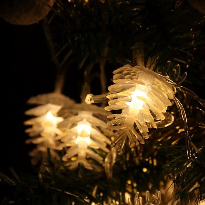 Christmas Battery Pinecone LED Decorative Light