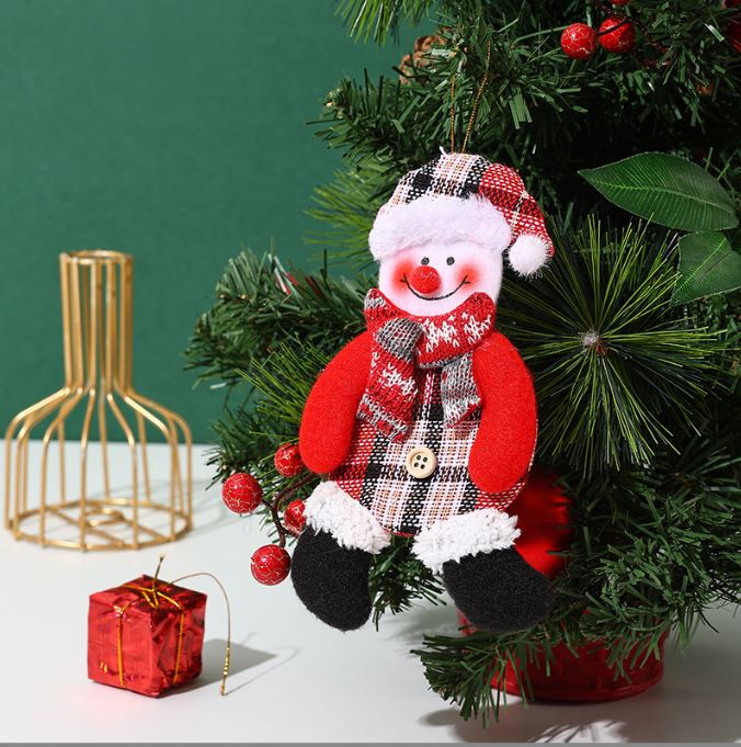 Walking Santa Claus Christmas Tree Pendant