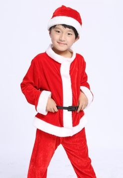 Christmas Children's Red Performance Dress
