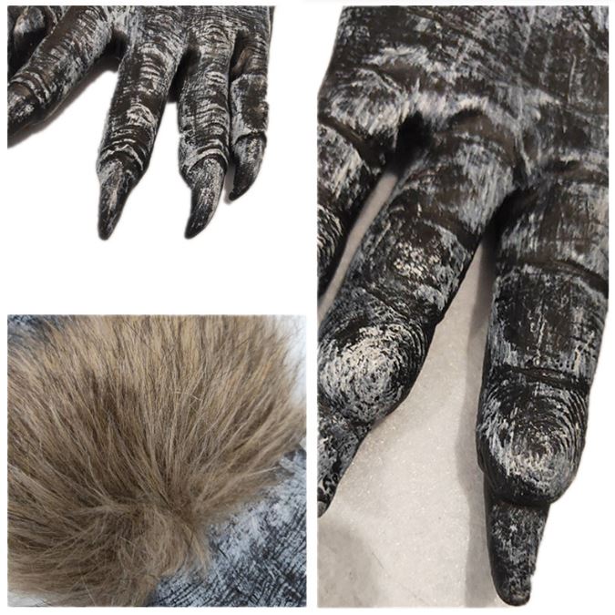 Halloween Werewolf Gloves Terror Wolf Fury Beast Gloves