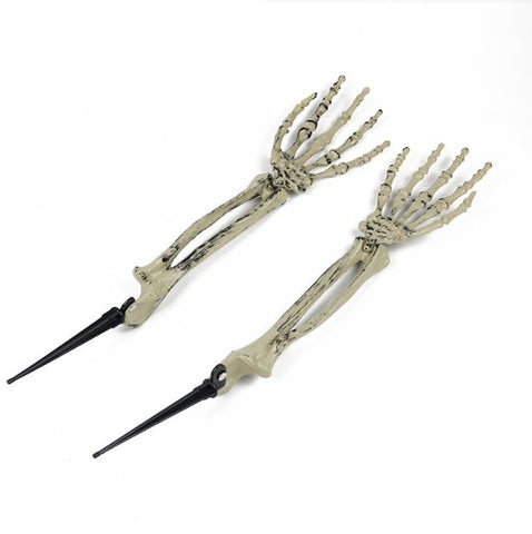 Halloween Skeleton Arm Grounding Scary Decoration Simulation Claw