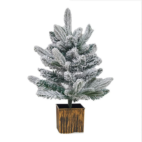Desktop decoration Christmas tree feel festive atmosphere