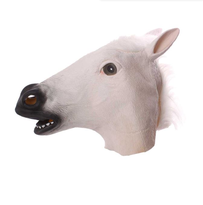 Halloween Horsehead Mask Headset