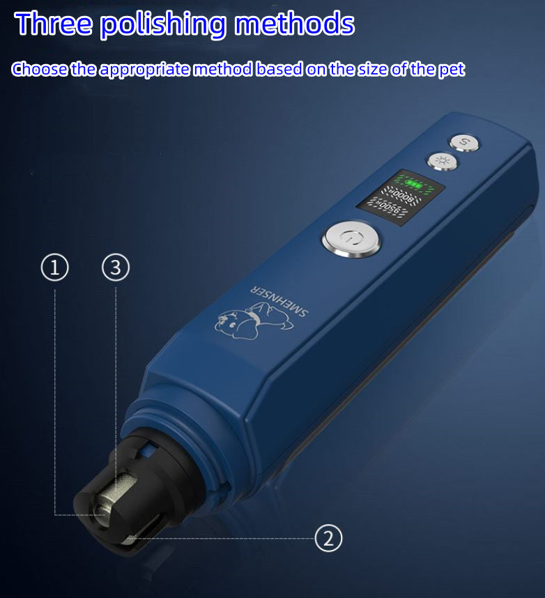 New anti slip handle pet electric nail polish remover