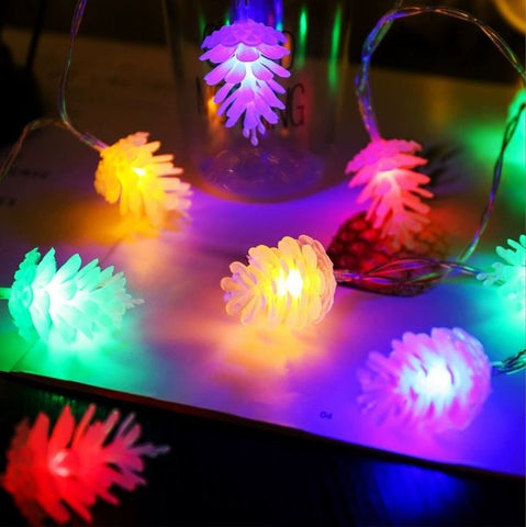 Christmas Battery Pinecone LED Decorative Light