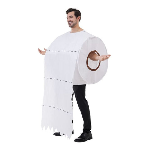 New Halloween couple parody toilet paper performance costume