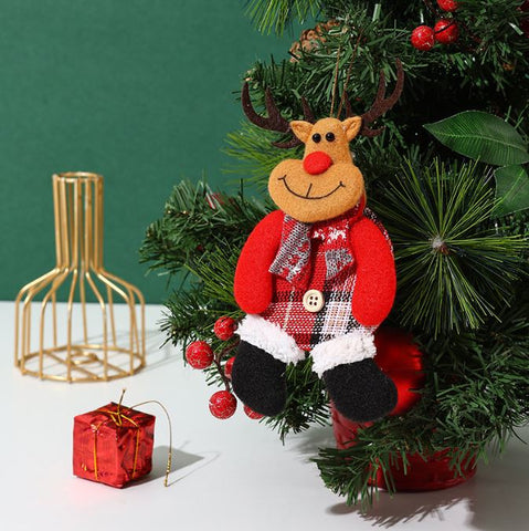 Walking Santa Claus Christmas Tree Pendant