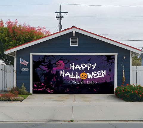 Halloween garage decoration background fabric tapestry fabric