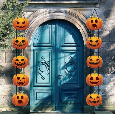 Halloween Pumpkin Ornament Door Hanging