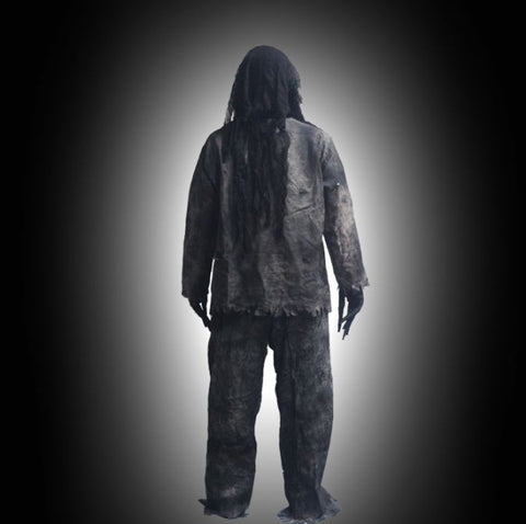 Adult Burnt Horror Halloween Zombie Headsuit