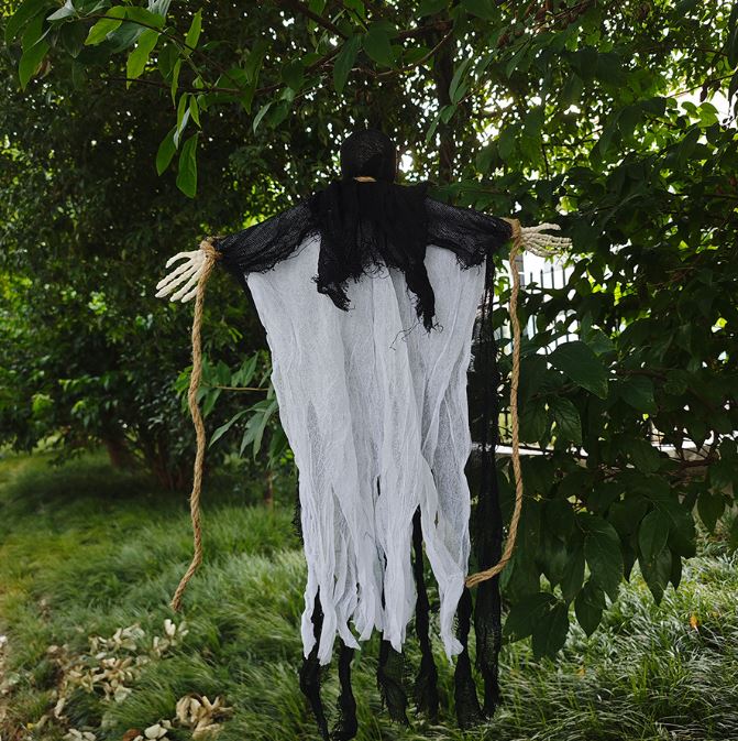 Halloween Skeleton Gate Hanging Ghost House Decoration Pendant