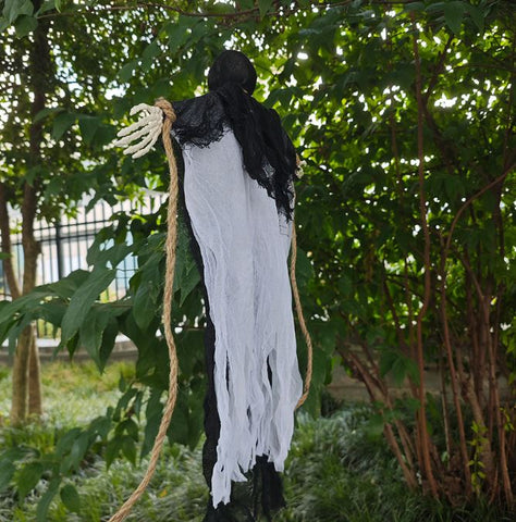 Halloween Skeleton Gate Hanging Ghost House Decoration Pendant