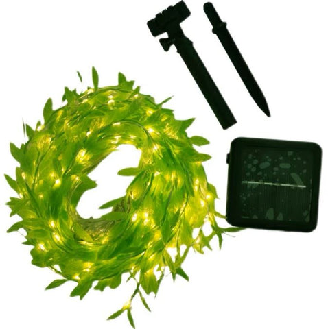 LED simulation flower vine leaf strip decorative creative colorful light string