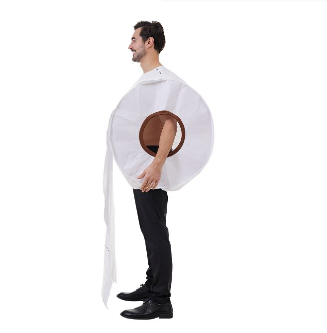 New Halloween couple parody toilet paper performance costume
