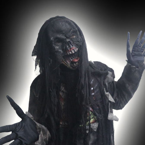 Adult Burnt Horror Halloween Zombie Headsuit