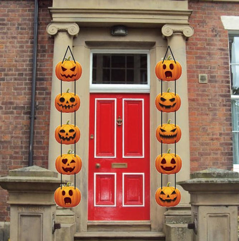 Halloween Pumpkin Ornament Door Hanging