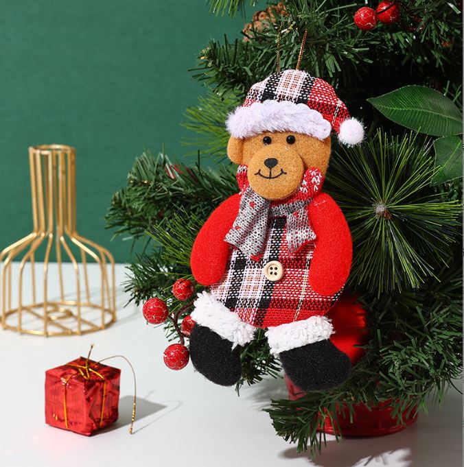 Walking Santa Claus Christmas Tree Pendant