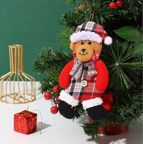 Walking Santa Claus Christmas Tree Pendant
