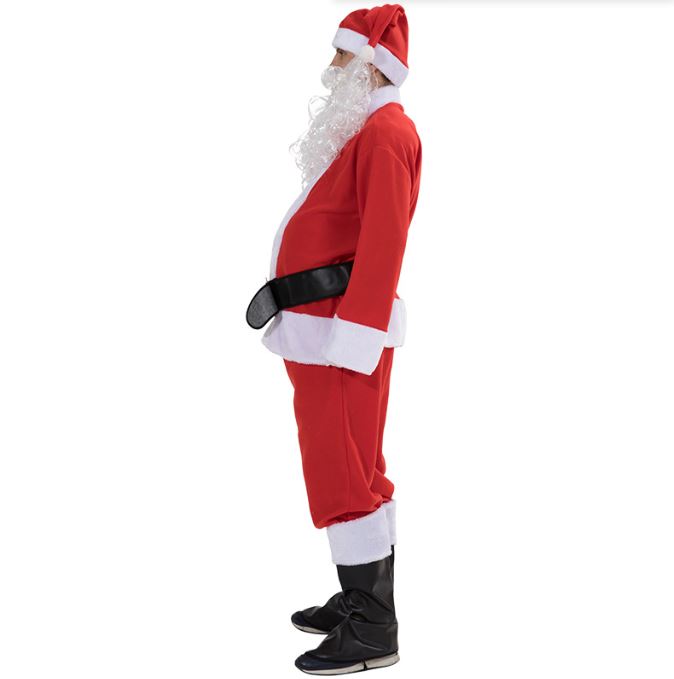 Santa Claus costume set of seven pieces