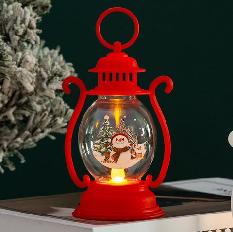 Christmas Glowing Children's Handheld Creative Small Oil Lamp