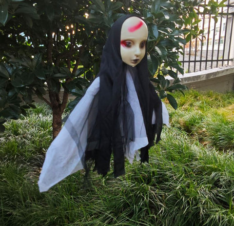 Halloween Ghost Doll Skeleton Door Hanging Horror Party Prop